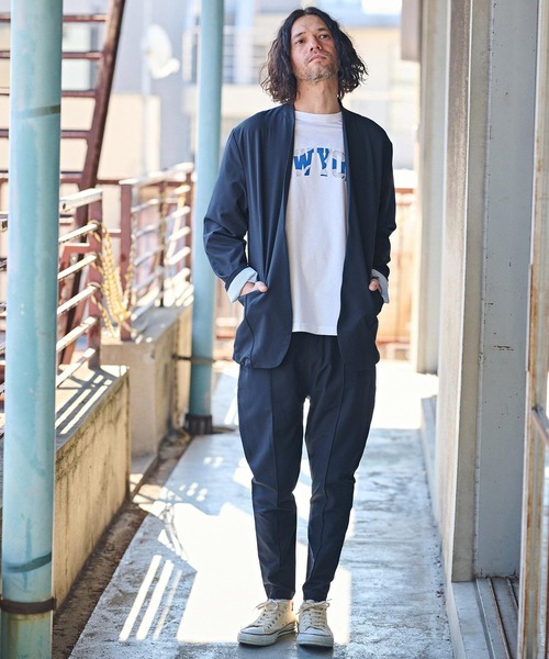CAMBIO ジャケット ノーカラージャケット mj9825- ピンタック