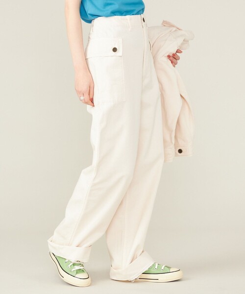 SHIPS カーゴパンツ NINE CASE:「洗濯機可能」ミリタリー パンツ