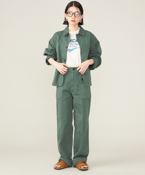 SHIPS（シップス） ワイドパンツ カーゴパンツ SHIPS NINE CASE:「洗濯