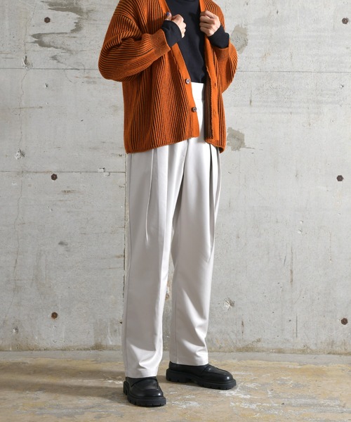 En serio TOKYO パンツ タック変形パンツ メンズ レディース  