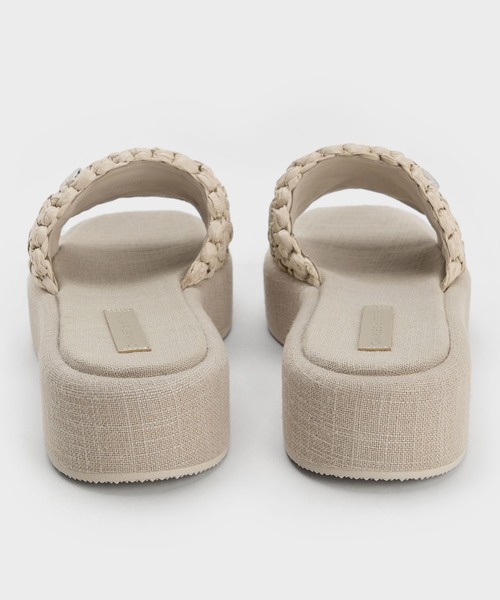 CHARLES ＆ KEITH（チャールズ&キース） サンダル ウーブンフラット
