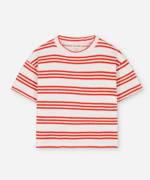 tシャツ TEE JORDAN TERRY RED SPORTY STRIPES レディース