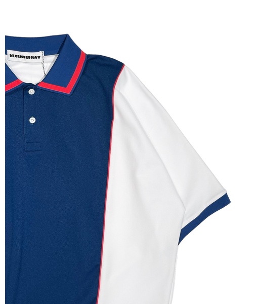 DECEMBERMAY ポロシャツ ポロ Bicolor Dolman sleeve polo