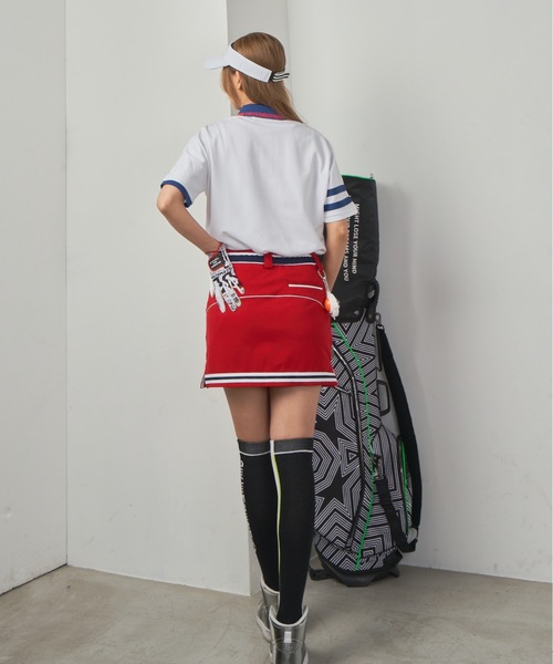 DECEMBER MAY レディースポロシャツ DECEMBERMAY ポロシャツ ポロ Bicolor Dolman sleeve polo