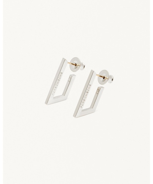 フォーサムワン　ピアス TWIST EARRINGS BLACK | FORSOMEONE(フォーサムワン)公式ONLINE