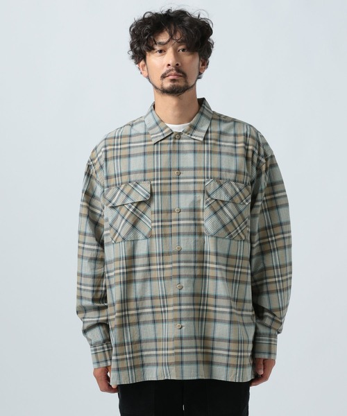 BAYFLOW（ベイフロー） シャツ 「UV対策や冷房対策に」WASHED長袖