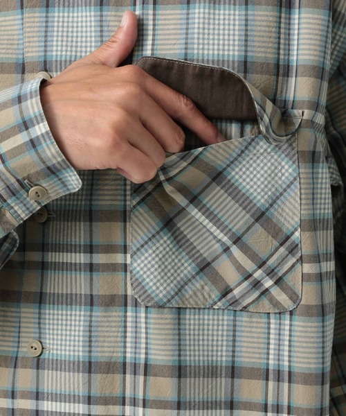 BAYFLOW（ベイフロー） シャツ 「UV対策や冷房対策に」WASHED長袖