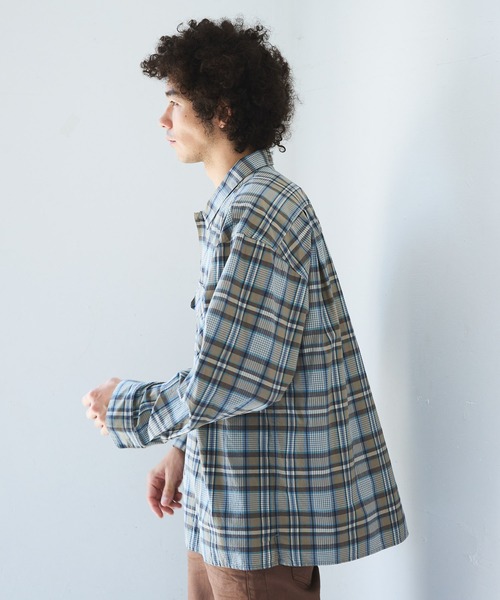 BAYFLOW（ベイフロー） シャツ 「UV対策や冷房対策に」WASHED長袖