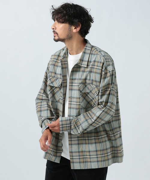 BAYFLOW（ベイフロー） シャツ 「UV対策や冷房対策に」WASHED長袖