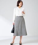 ブラウス シャツ 「洗える」4WAYボウタイ ...の詳細画像4