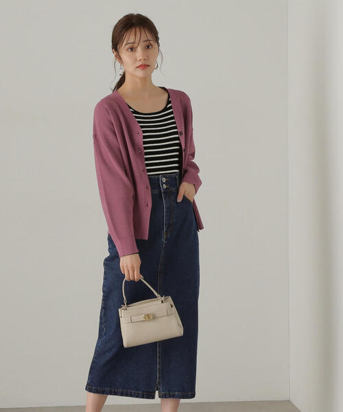 PROPORTION BODY DRESSING カーディガン ドロップショルダー