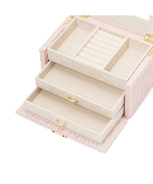 Francfranc（フランフラン） 収納 エンボス ジュエリーボックス S