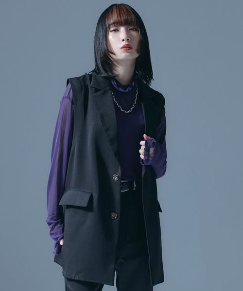 「Ellno Loset」 ジャケット LARGE ブルーグリーン メンズ_画像6