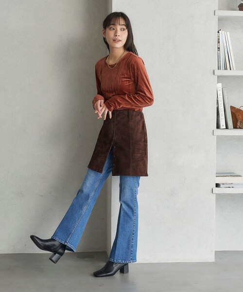スカート FREAK’S STORE/フリークスストア The Yarn. スエード ラップミニスカート | FREAK'S STORE | 09