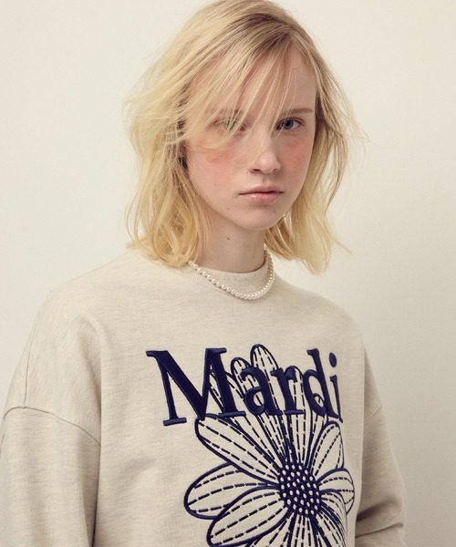 トレーナー スウェット SWEATSHIRT FLOWERMARDI NEEDLEWORK / スウェットシャツ フラワーマルディ ニードルワーク_14