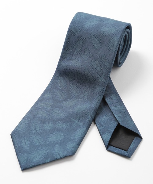 TIE YOUR TIE 花柄 ネクタイ 青色 TIE YOUR TIE(タイユアタイ)】ヴィンテージフラワー柄ネクタイ