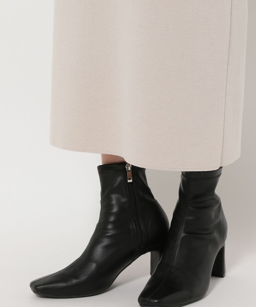 Andemiu ワンピース ソデレースニットワンピース248380