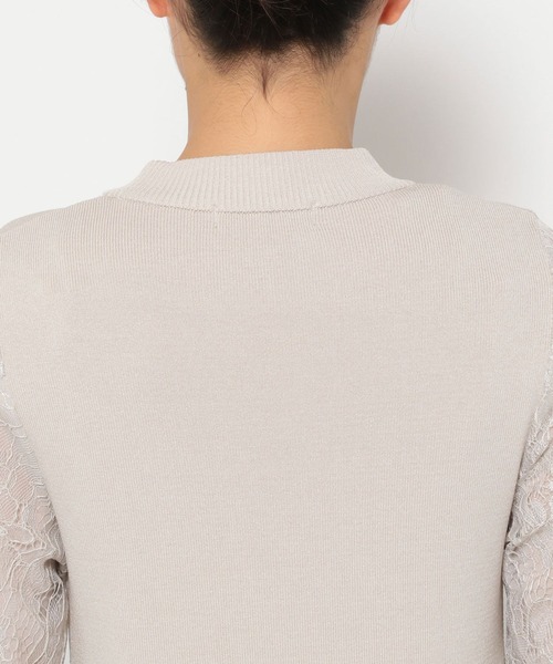 Andemiu ワンピース ソデレースニットワンピース248380