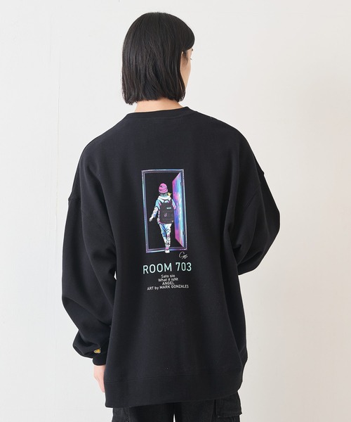 スウェット・トレーナー Mark Gonzales MG NEW&FRESH CRAYON SWEATSHIRT What it isNt）ART BY MARKGONZALES マークゴンザレス (What