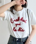 tシャツ 半袖 「mily bilet」カラー...の詳細画像3