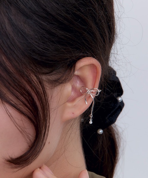 Heartdance（ハートダンス） イヤーカフ ニュアンスリボンライン