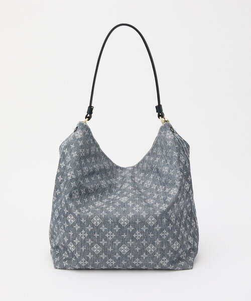 russet ショルダーバッグ バッグ 「Denim print」2wayショルダー