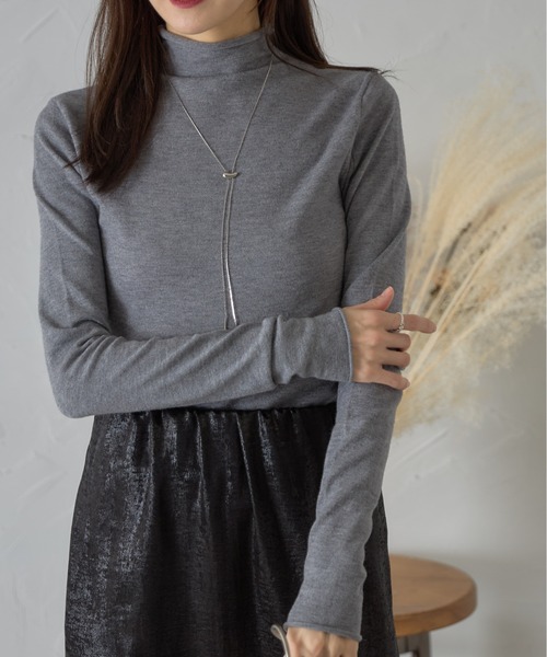 &. NOSTALGIA ニット セーター 「ZOZO限定」アンゴラタッチフィンガー  