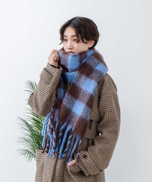 Os accessory マフラー ストール Os -オズ- ブロックチェック