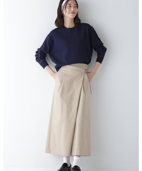 human woman（ヒューマンウーマン） スカート ストレッチチノスカー