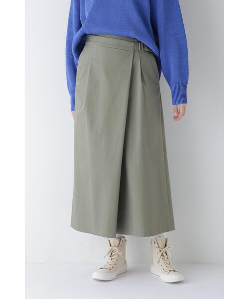 human woman（ヒューマンウーマン） スカート ストレッチチノスカー