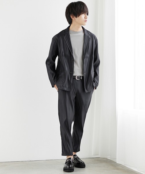 新品 EDITION 定価7.4万 セットアップ ジャケット＆パンツ ブラック セール】4WAYストレッチ セットアップ ”ジャケット1点+パンツ1点” の2