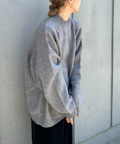 select MOCA by son」 長袖ニット FREE ライトグリーン レディース