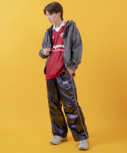 improves（インプローブス） パンツ メタリックシャイニー サイバー