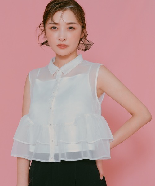 CELFORD セルフォード ブラウス パフスリーブ 38 M セルフォード