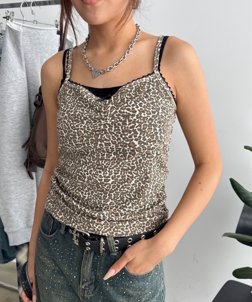 MOUSSY レオパード　キャミソール　なるも MOUSSY レオパード キャミソール なるも様専用 - メルカリ