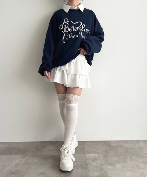 apres jour スカート 3段ティアードミニスカート : ZOZOTOWN