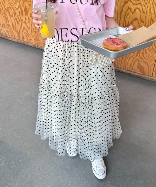 値下げオッズオネスト　ボリュームチュールスカート スカート ドットチュール ボリュームスカート : ZOZOTOWN Yahoo