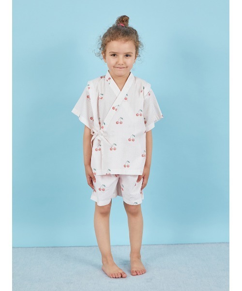 新品　ジェラードピケ　甚平　ひよこ2〜3歳 キッズ 甚平 セット｜ジェラートピケ / gelato pique 2023ギフト