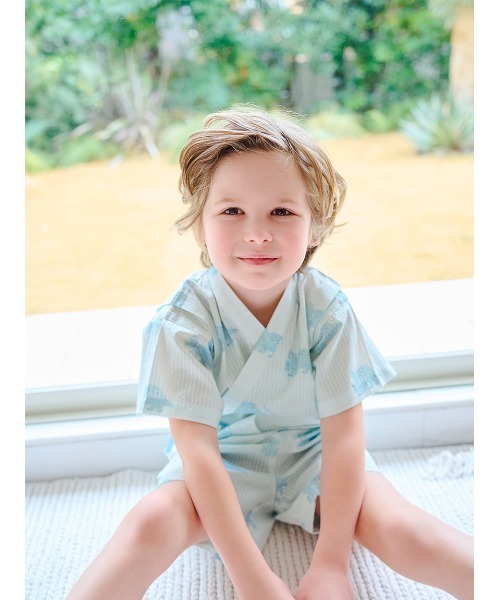 gelato pique 浴衣 「KIDS」甚平セット キッズ 子供 男の子