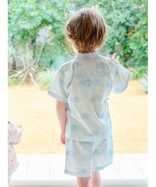 gelato pique 浴衣 「KIDS」甚平セット キッズ 子供 男の子