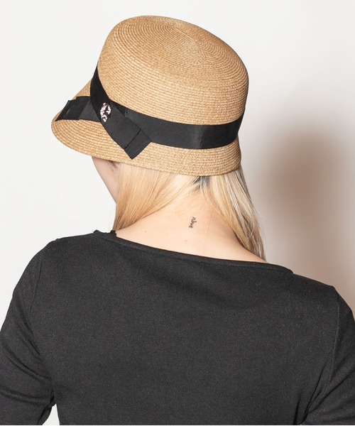CA4LA CHLOE3 クロッシェ 麦わら帽子 CA4LA（カシラ） 最大50%☆6/30