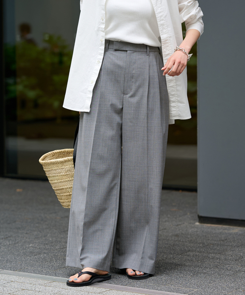 FRAMeWORK スラックス パンツ 「WEB限定追加」ウォッシャブルTW
