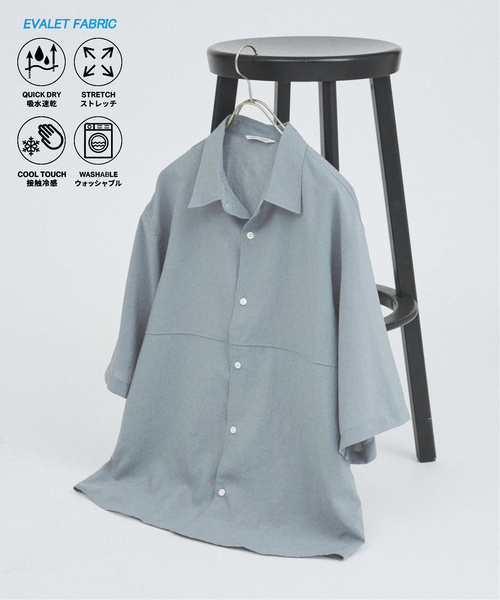 JOURNAL STANDARD 半袖シャツ ライトブルー JOURNAL STANDARD パフスリーブ 半袖シャツライトブルーFサイズ