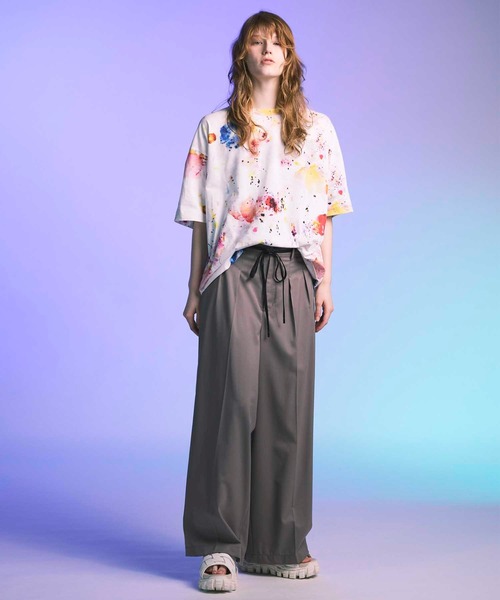 MAISON SPECIAL tシャツ 「UNISEX」Flower Print Prime-Over