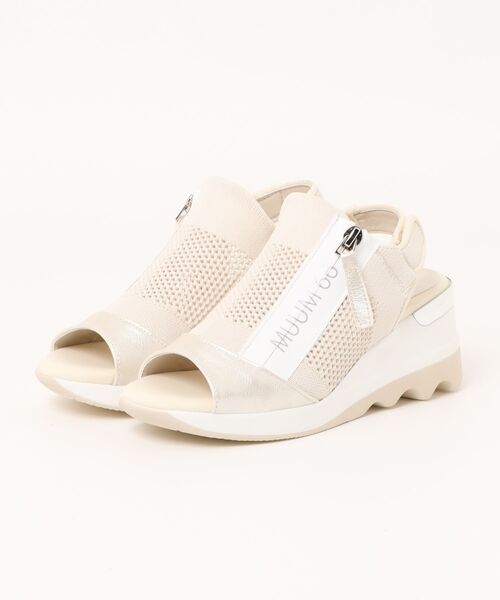   HM0HM01437 サンダル MUUM サンダル MUUMファスナーニットサンダル レディース