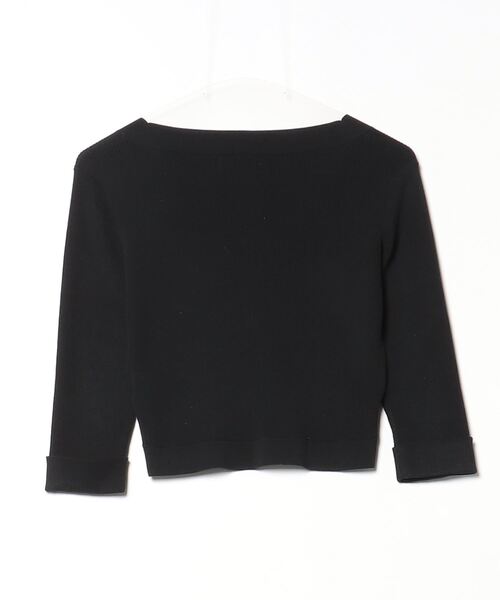 M'S GRACY ブラック カーディガン 38 美品 定価33000円 カタログ掲載品 エムズグレイシー M'SGRACY