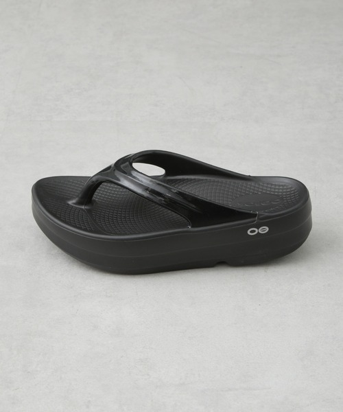OOFOS OOMEGA OOLALA サンダル ブラック 7 USA Women's OOmega OOlala Black Sandal – OOFOS