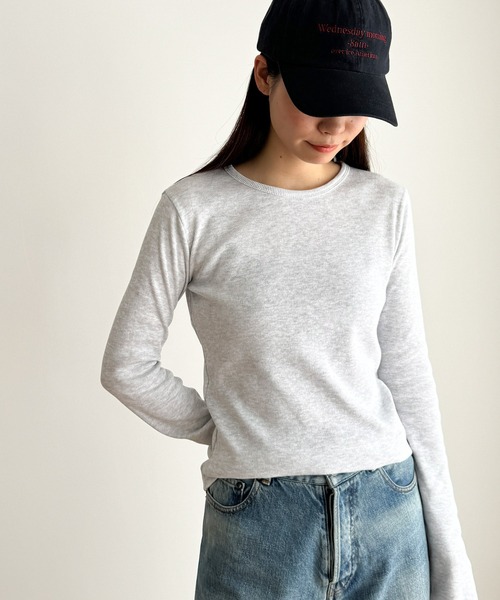 「CANAL JEAN」 「el mar」長袖カットソー ONE SIZE クリーム レディース CANAL JEAN 「CANAL JEAN」 「El mar」長袖カットソー ONE SIZE