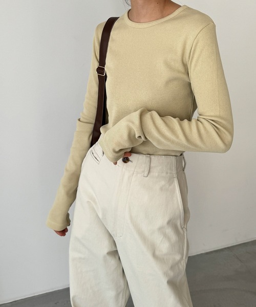 「CANAL JEAN」 「el mar」長袖カットソー ONE SIZE クリーム レディース CANAL JEAN 「CANAL JEAN」 「El mar」長袖カットソー ONE SIZE