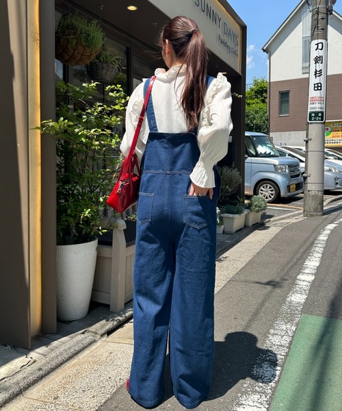 オーバーオール　レディース　シンプル　スタイル　トップス　大人　ジーンズ 楽天市場】オーバーオールデニム レディース ワンショルダー